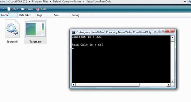 const vs readonly in Csharp2